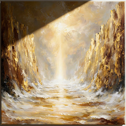 Exodus – Close-up Pinselstruktur Ölgemälde
