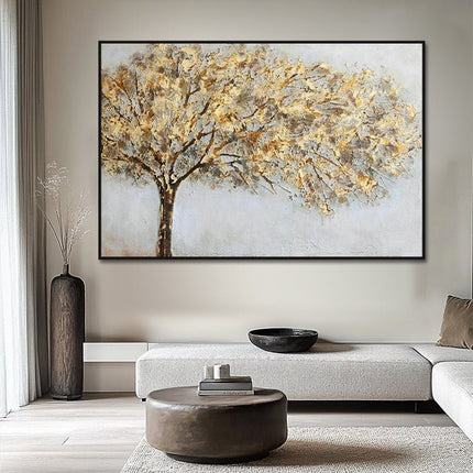 Goldener Baum Panorama – Wandgemälde