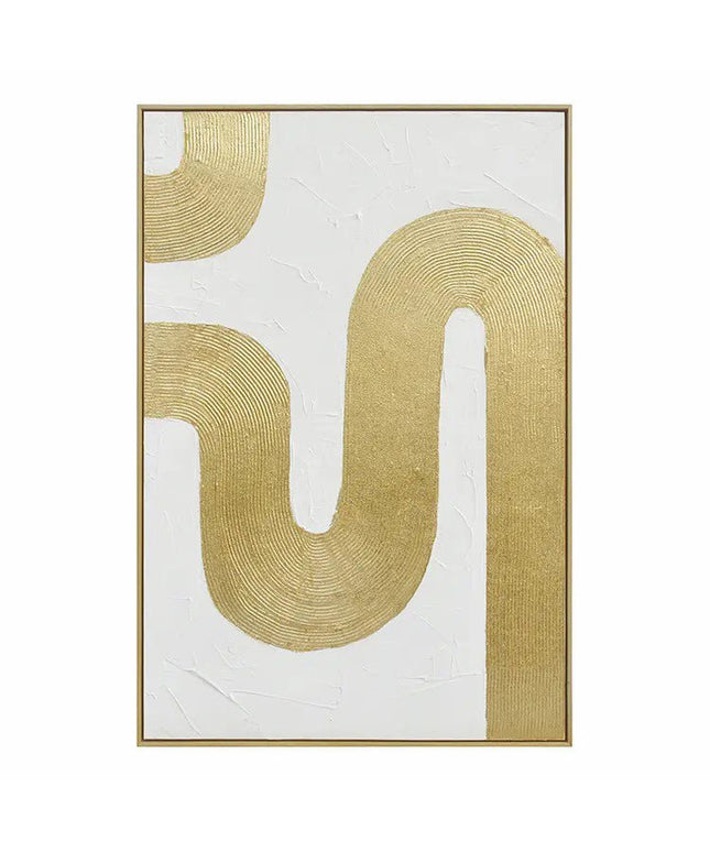 Gold White Luxury - Wall Art