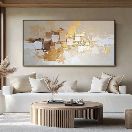 Gold Panorama – Wandgemälde