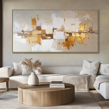 Gold Panorama – Wandgemälde
