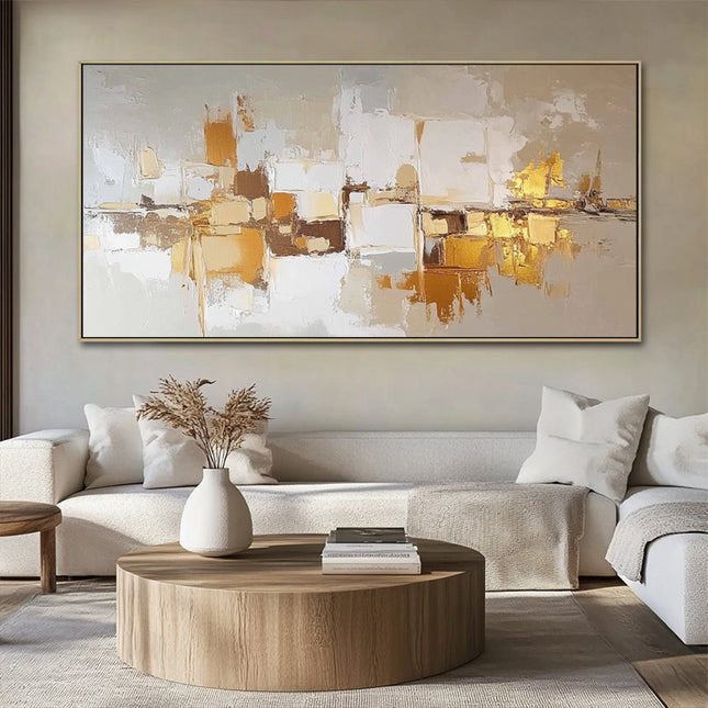 Gold Panorama – Wandgemälde