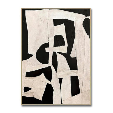 Black and White Geometric – Abstract Art