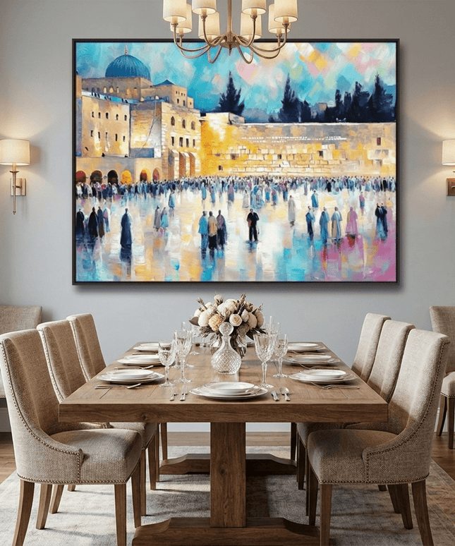 Jerusalem Klagemauer – Handgemaltes Gemälde