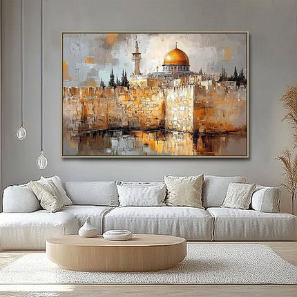 Jerusalem Tempelberg – Dome of the Rock Gemälde