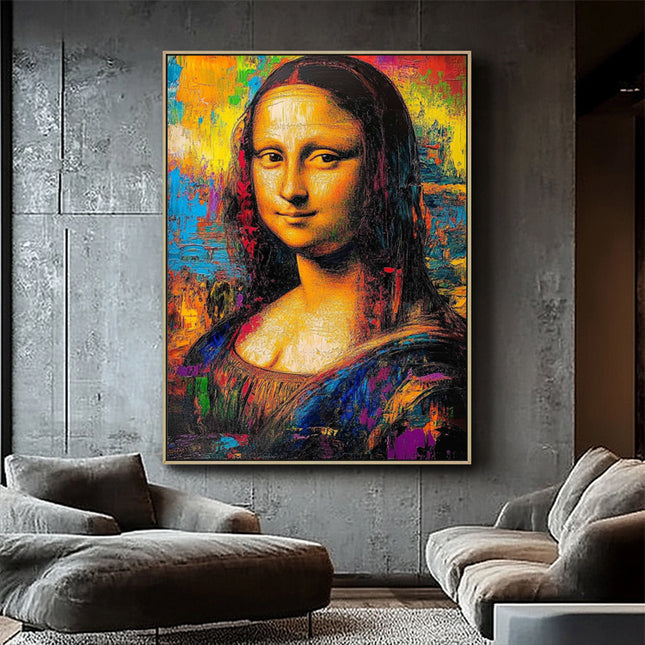 Mona Lisa Pop Art – Buntes Gemälde