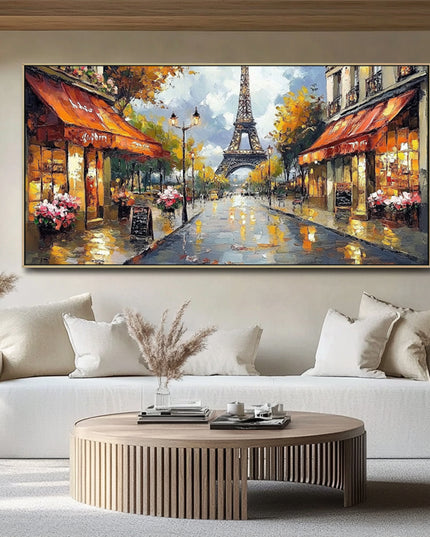 Paris Eiffelturm Herbst – Romantisches Gemälde