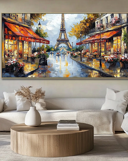 Paris Eiffelturm Herbst – Romantisches Gemälde