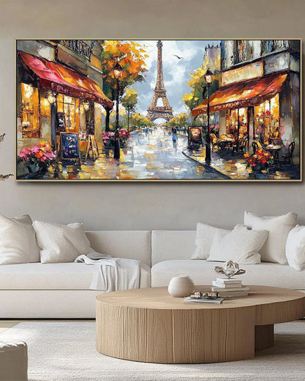 Paris Eiffelturm Herbst – Romantisches Gemälde