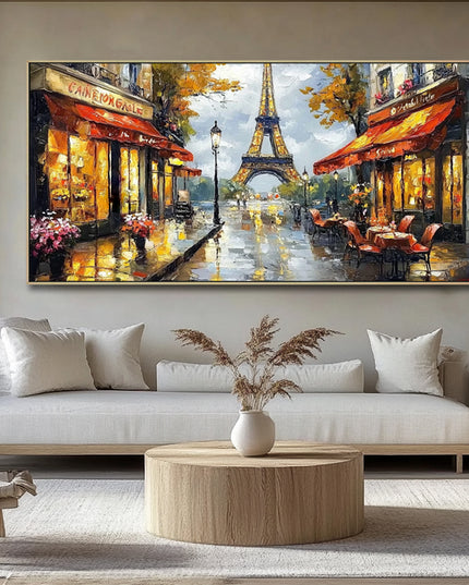 Paris Eiffelturm Herbst – Romantisches Gemälde