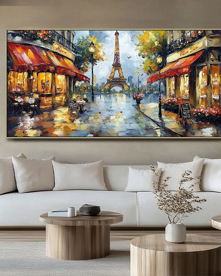 Paris Eiffelturm Herbst – Romantisches Gemälde