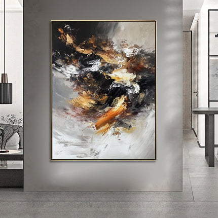 Black Gold Expressive – Wall Mural