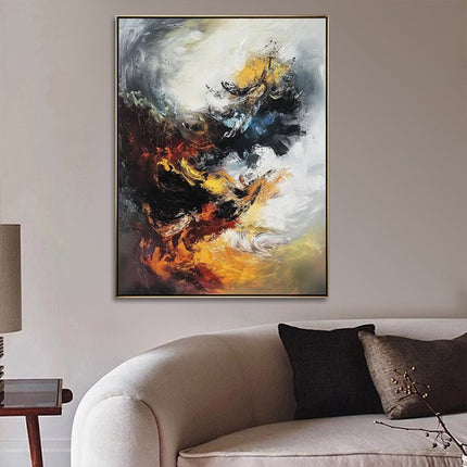 Black Gold Expressive – Wall Mural