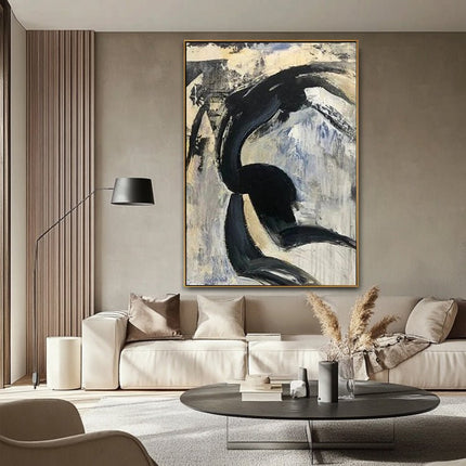 Couple Hug Abstract – Wall Mural
