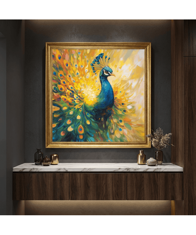Colorful Peacock – Mural