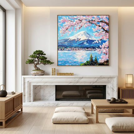 Cherry Blossoms and Fuji – Wall Mural
