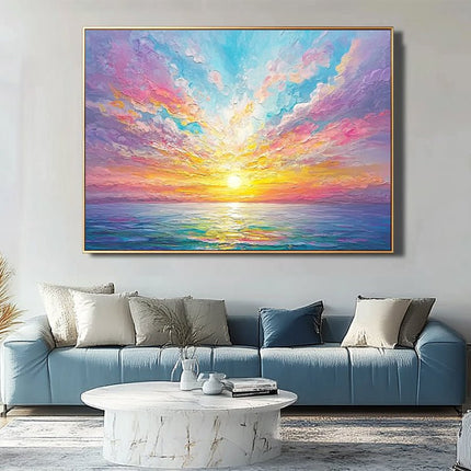 Ocean Sunset Colorful – Wall Mural