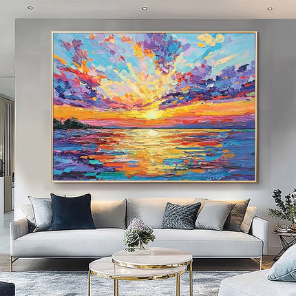 Ocean Sunset Colorful – Wall Mural