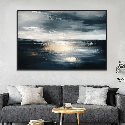 Dunkelblau Ozean Sonnenuntergang – Panorama – NYMP-893
