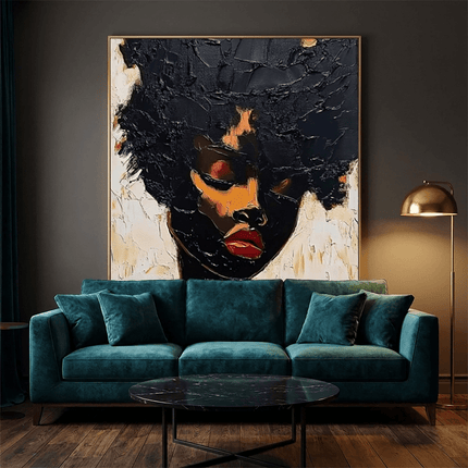 African Woman Portrait - Mural