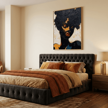 African Woman Portrait - Mural