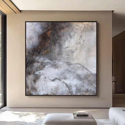 Grün Gold Abstrakt – Wandkunst