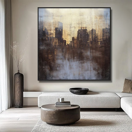 Orange Red Abstract – Wall Art