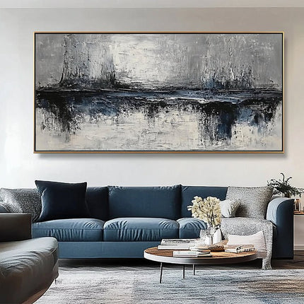 Violett Gold Abstrakt – Wandkunst
