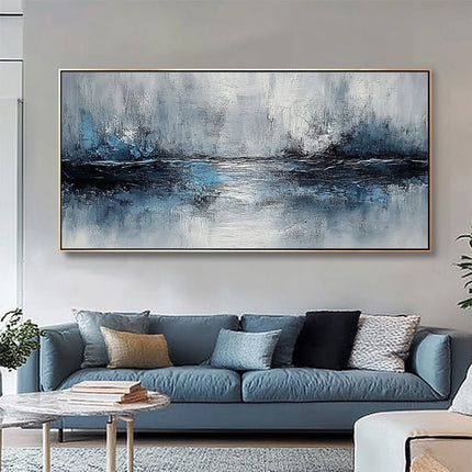 Violett Gold Abstrakt – Wandkunst
