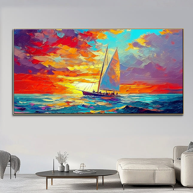 Grün Emerald Abstrakt – Wandbild