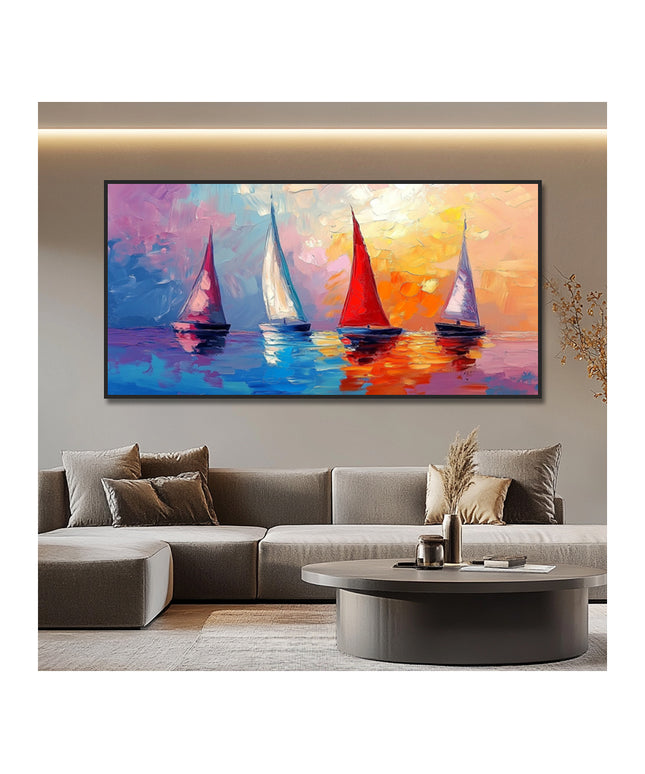 Schwarz Gold Abstrakt – Wandkunst