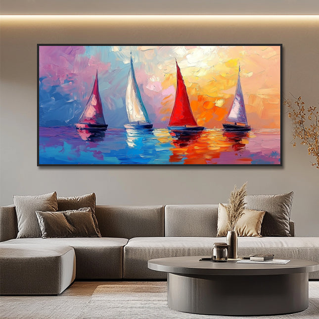 Schwarz Gold Abstrakt – Wandkunst