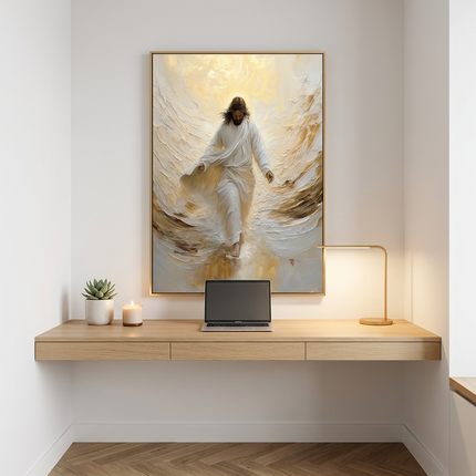 Jesus am Meer – Religiöses Wandgemälde – NYMP-759