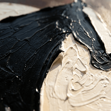 Schwarz-Weiss Pferde – Wandkunst