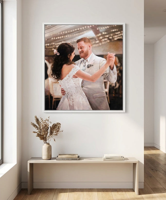 Personalisiertes Ölgemälde nach Foto | Handgemalt auf Leinwand